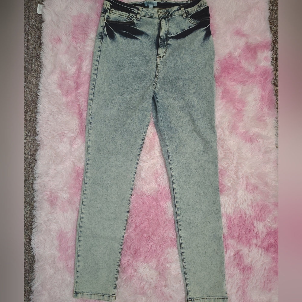 Cello High Rise Black and Gray Jeans